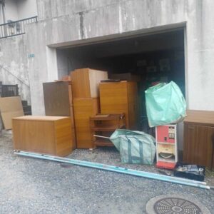 大分県中津市で家具、主にタンスの粗大ごみ回収