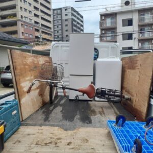 豊後高田市で自転車や洗濯機など不用品回収